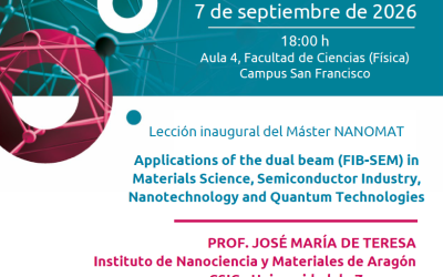 Lección inaugural del Máster NANOMAT, impartida por José Mª de Teresa